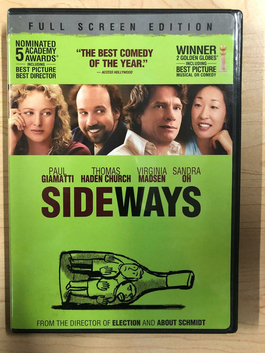 Sideways (DVD, Full Screen, 2004) - J1105 - for just $1.99! 
