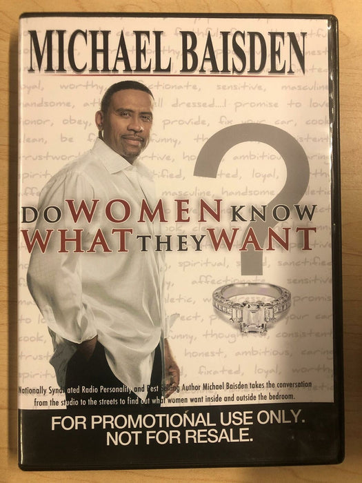 Do Women Know What They Want - Michael Baisden (DVD) - K10 - for just $1.99! 