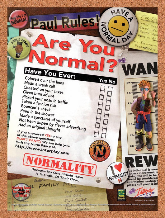 1996 Normality PC Original Ad v2 - for just $17.99! 