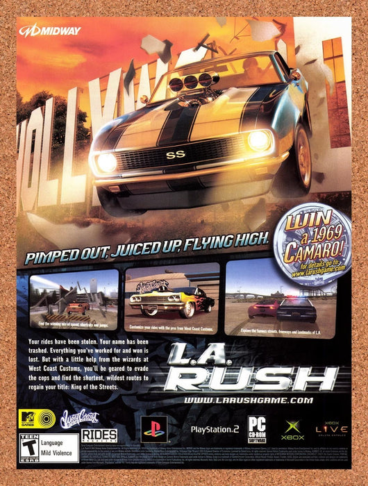2005 LA Rush Xbox Original Advertisement v1 - for just $19.49! 