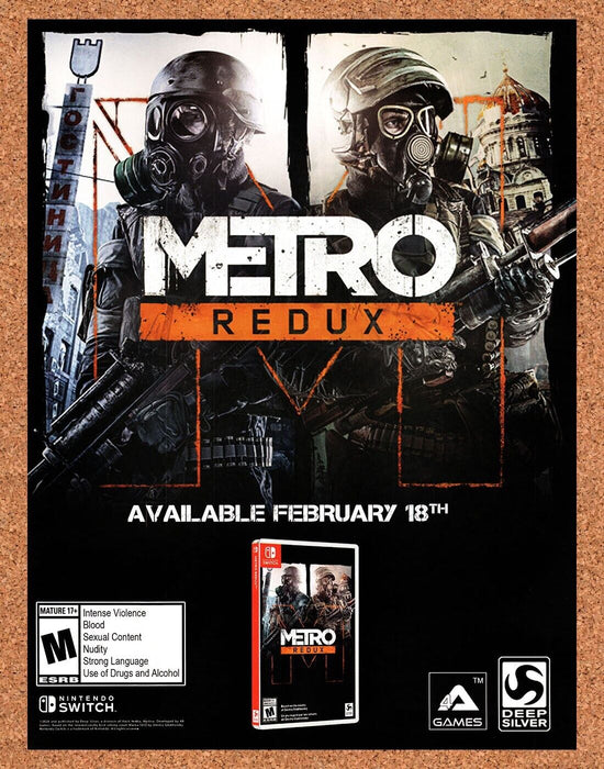 2020 Metro Redux Switch Original Ad - for just $17.99! 
