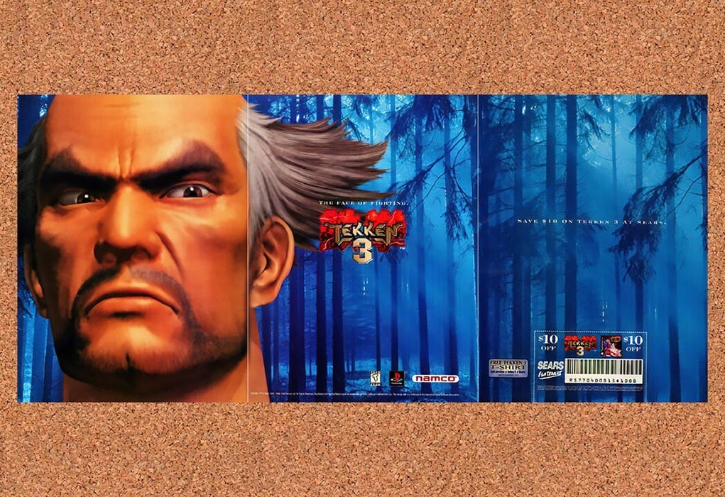 1998 Tekken 3 Sears Funtronics Rebate Original Ad v1 - for just $23.49! 