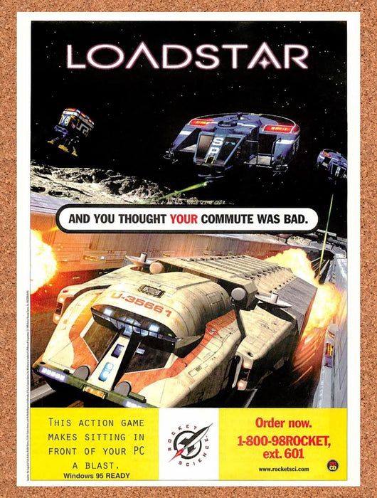 1995 Loadstar PC Original Advertisement v1 - for just $19.49! 