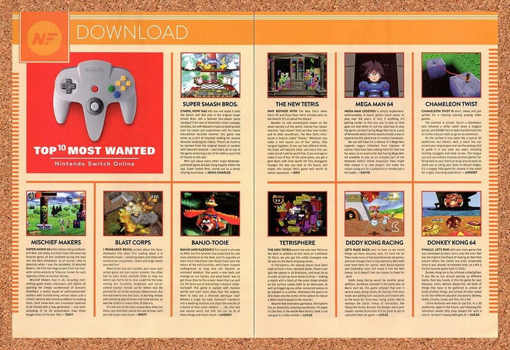 2023 Nintendo 64 Original Top Switch Downloads Ad - for just $21.49! 