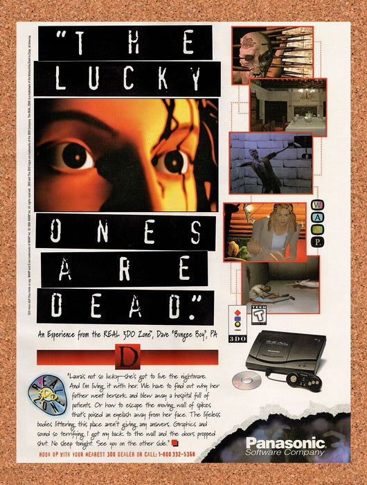 1995 D 3DO Original Ad v1 - for just $17.99! 