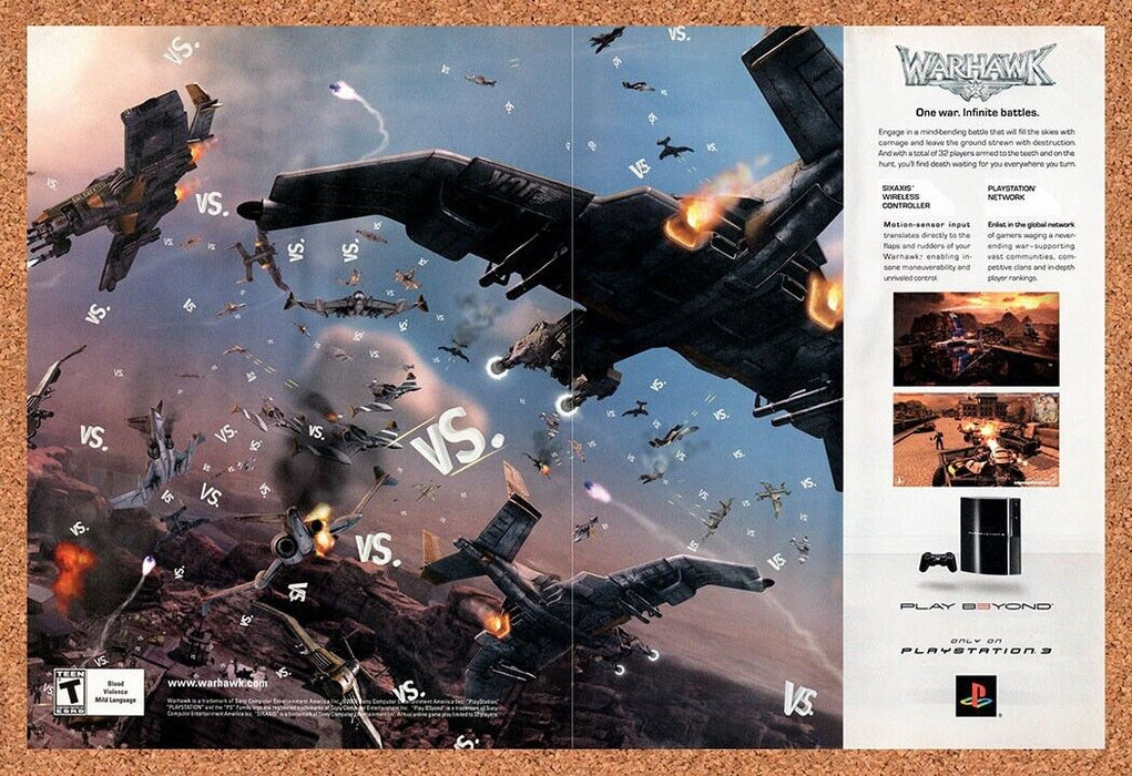 2007 Warhawk PS3 Original Ad v2 - for just $21.49! 