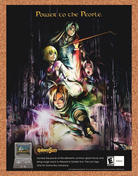 2004 Golden Sun The Lost Age Game Boy DS Original Ad - for just $17.99! 