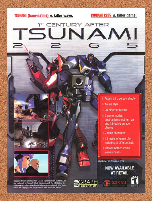 2002 1st Century After Tsunami 2265 PC Original Ad v1 - for just $18.29! 