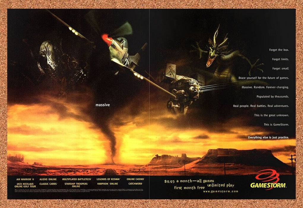 1998 Game Storm Original Ad - for just $21.49! 