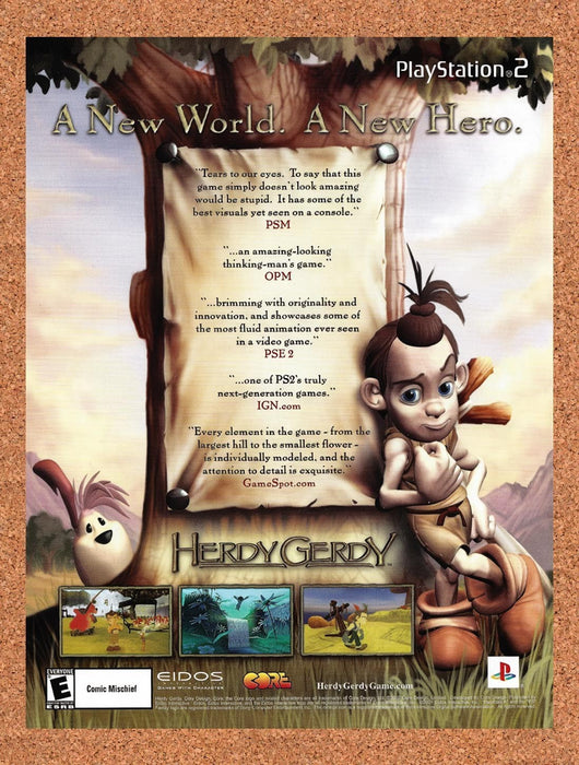 2002 Herdy Gerdy PS2 Original Advertisement v1 - for just $19.49! 