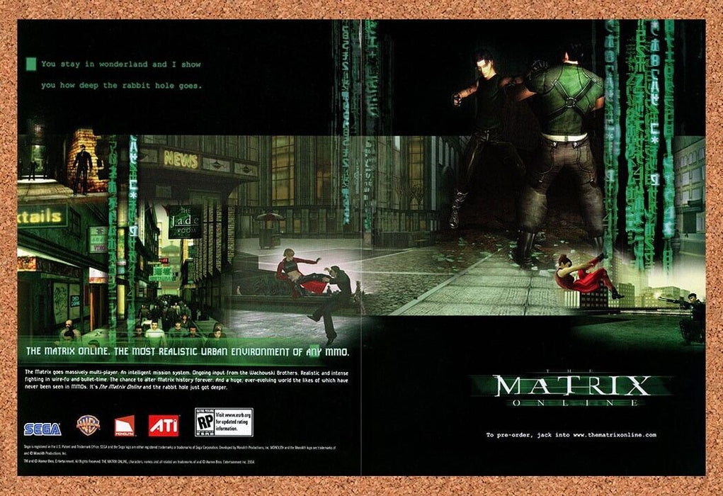 2006 Matrix Online PC Original Ad - for just $21.49! 