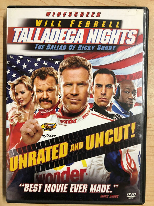 Talladega Nights - The Ballad of Ricky Bobby (DVD, Unrated, Widescreen) - K9 - for just $1.99! 