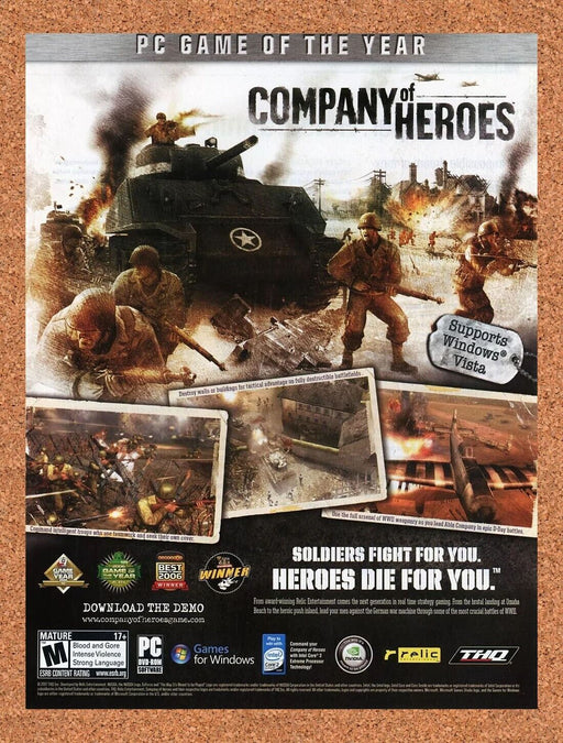 2009 Company Of Heroes PC Original Ad v1 - for just $17.99! 