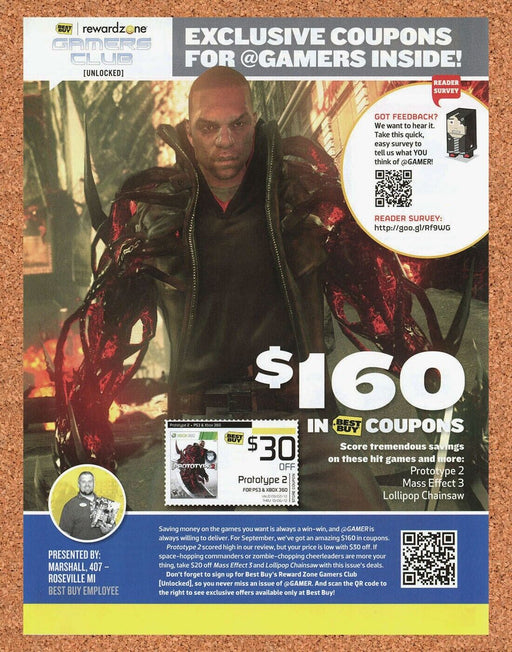 2014 Prototype 2 PS3 Original Best Buy Rebate Ad v1 - for just $17.99! 