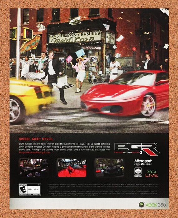 2005 Project Gotham Racing 3 Xbox Original Ad v1 - for just $17.99! 