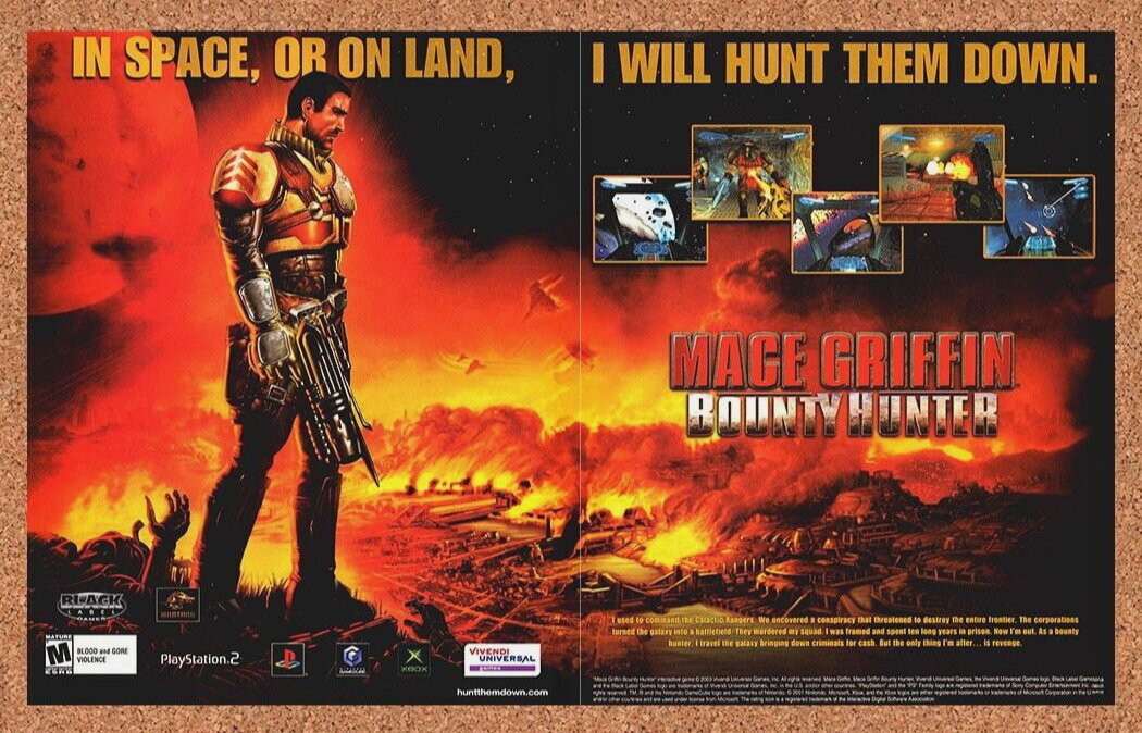 2003 Mace Griffin Bounty Hunter Original Ad - for just $21.49! 