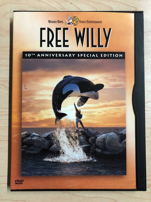 Free Willy (DVD, 1993, 10th Anniversary Special Edition) - K8 - for just $1.99! 