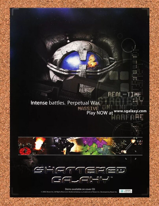 2003 Shattered Galaxy PC Original AdSpace - for just $17.99! 