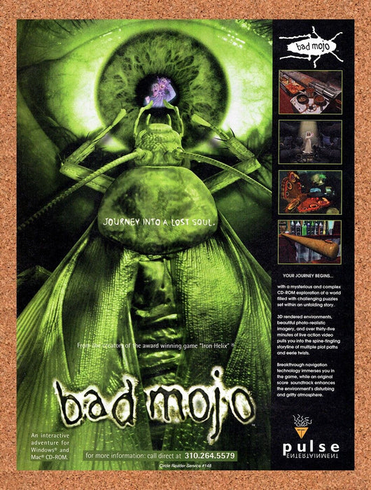 1995 Bad Mojo PC Original Ad v1 - for just $17.99! 