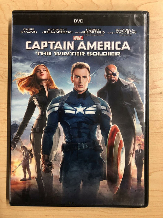 Captain America The Winter Soldier (DVD, Marvel, 2014) - L01 - for just $3.99! 