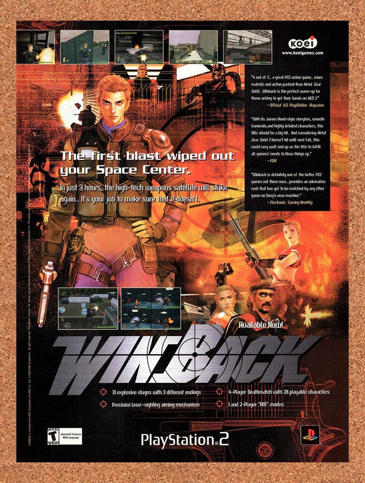 2001 WinBack PS2 Original Ad v2 - for just $17.99! 