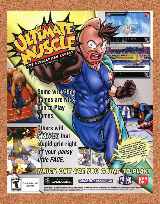 2007 Ultimate Muscle GameCube Original Ad - for just $17.99! 