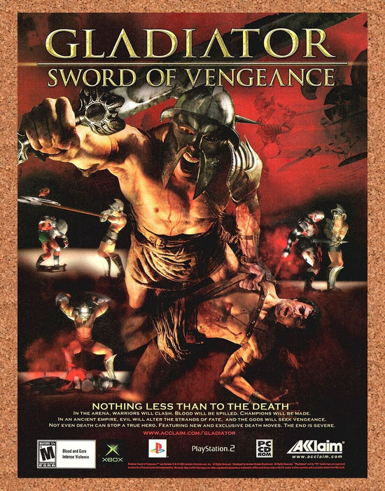 2003 Gladiator Sword Of Vengeance PS2 Original Ad - for just $17.99! 