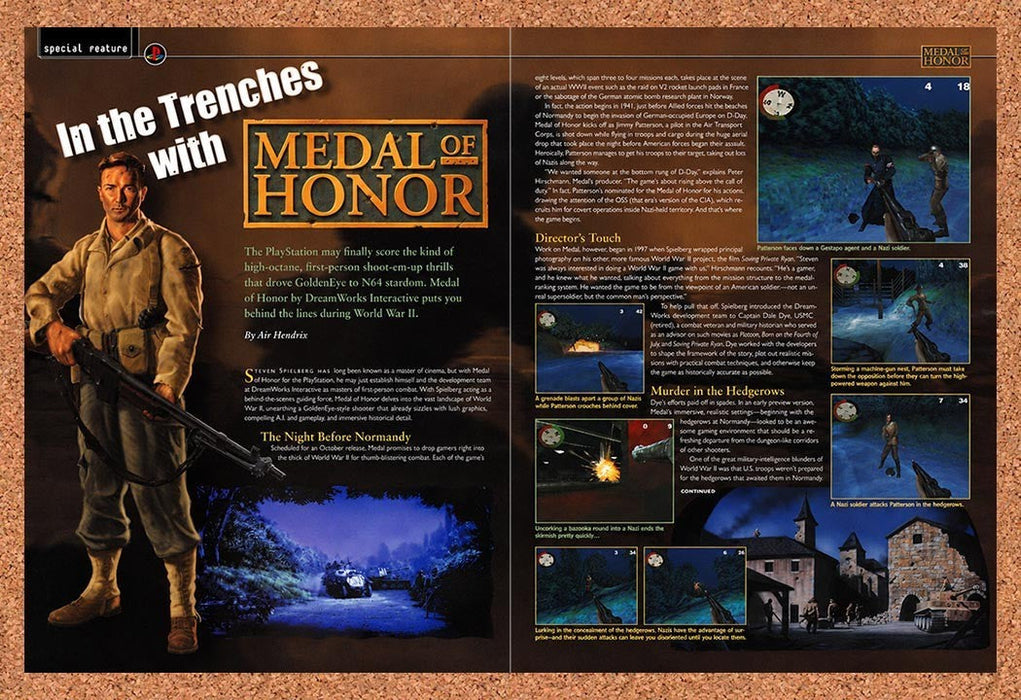 1999 Medal Of Honor PS1 Original Advertisement vr1 - for just $23.99! 