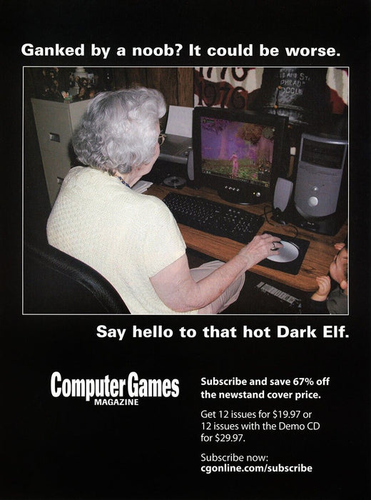 2007 World Of WarCraft PC Original Ad v1 - for just $19.99! 