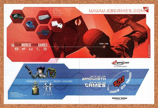 2001 EB Games Your World Your Games Original Ad v31 - for just $21.49! 