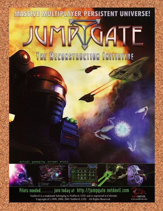 2003 Jump Gate Reconstruction PC Original Ad - for just $17.99! 