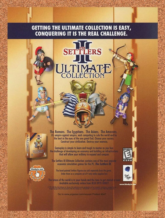 2002 Settlers III PC Ultimate Collection Original Ad - for just $17.99! 