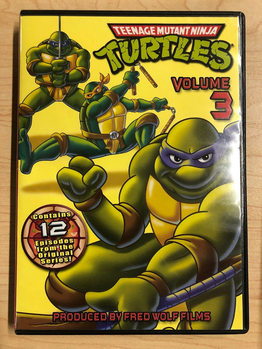 Teenage Mutant Ninja Turtles - Volume 3 (DVD, 12 episodes) - L03 - for just $1.99! 