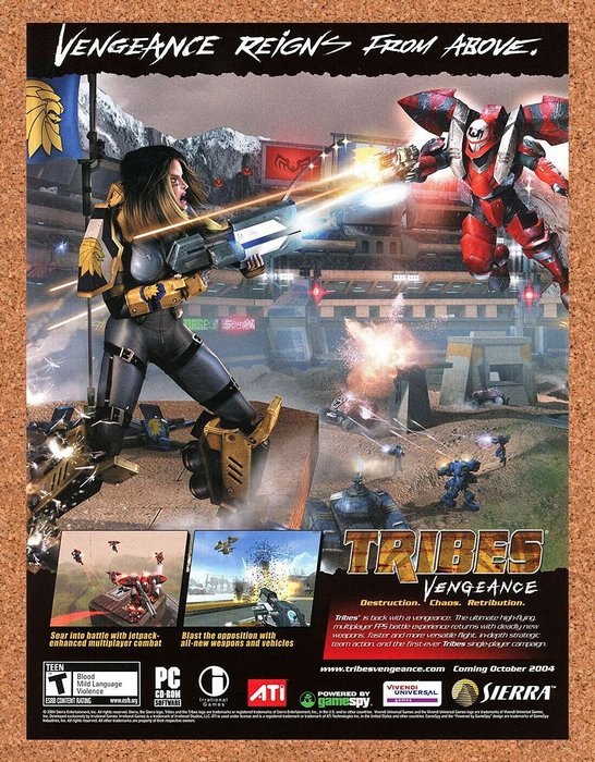 2006 Tribes Vengeance PC Original ATI Radeon Ad v5 - for just $17.99! 