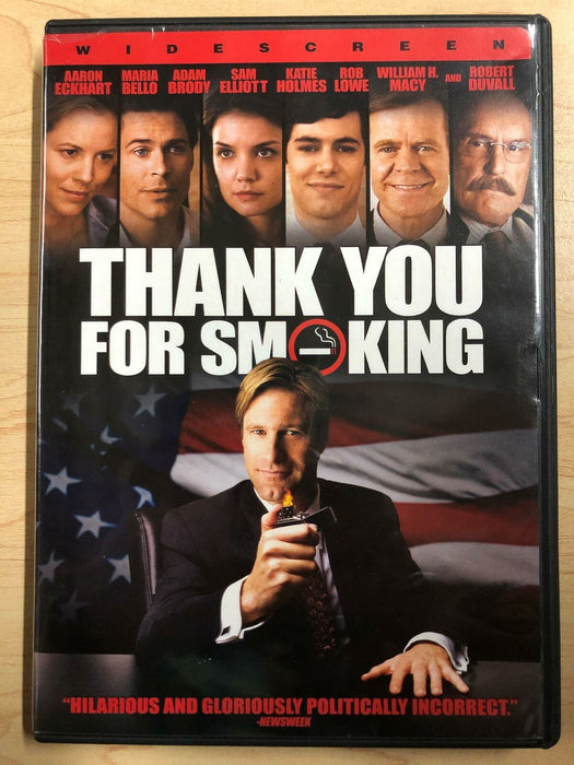 Thank You For Smoking (DVD, 2005, Widescreen) - L02 - for just $1.99! 
