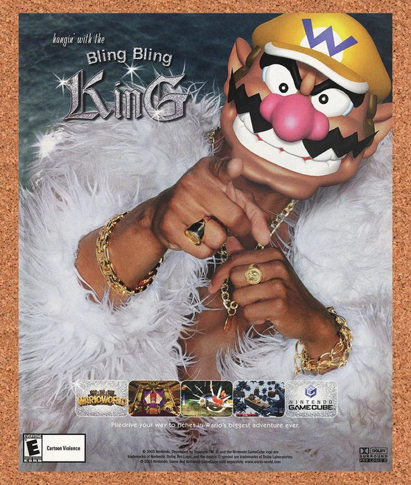 2003 Warioworld GameCube Original Advertisement v1 - for just $19.49! 