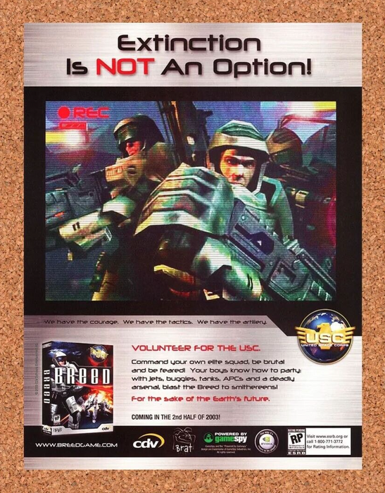2005 BREED PC Original Windows FPS Ad - for just $17.99! 