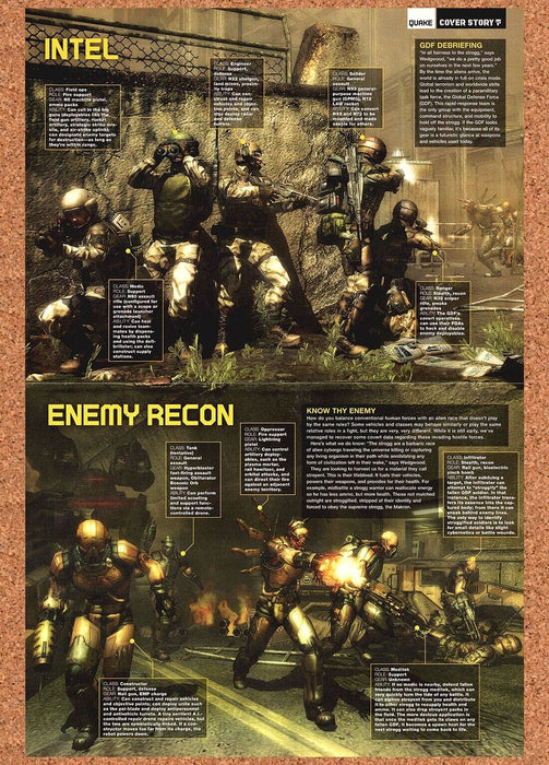 2006 Enemy Territory Quake Wars PC Original Ad v4 - for just $21.49! 