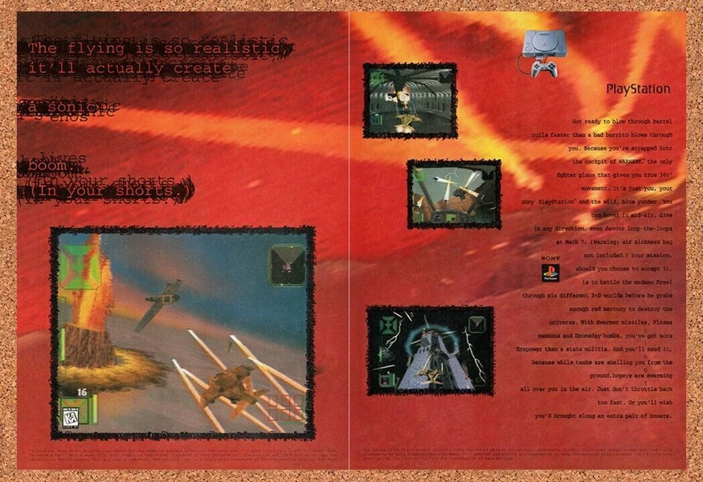 1995 Warhawk PS1 Original Ad v3 - for just $21.49! 