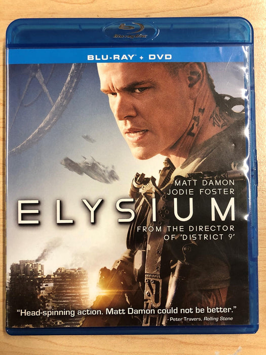 Elysium (Blu-ray and DVD, 2013) - L04 - for just $2.99! 