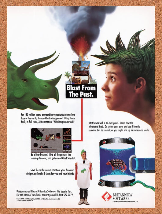 1991 Designasaurus 2 IBM Original Ad v1 - for just $18.49! 