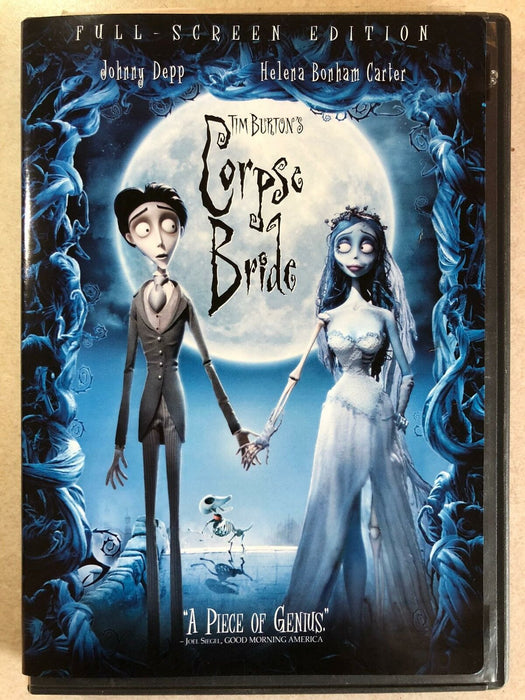 Tim Burton - Corpse Bride (DVD, 2005, Full Frame) - K8 - for just $1.99! 