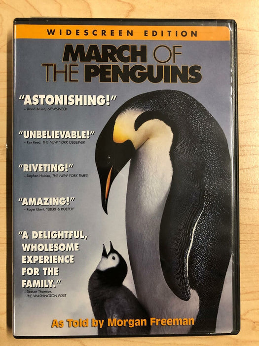 March of the Penguins (DVD, Widescreen, 2005) - J1231 - for just $1.99! 