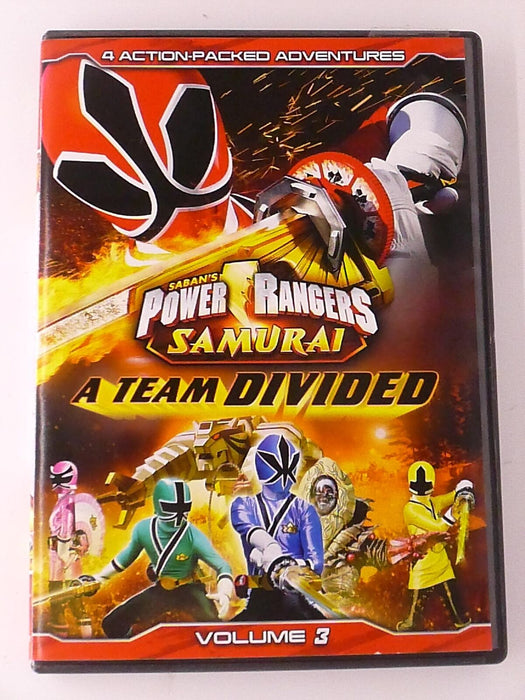 Power Rangers Samurai - A Team Divided - Volume 3 (DVD, 2011, 4 ep) - I1225 - for just $2.25! 