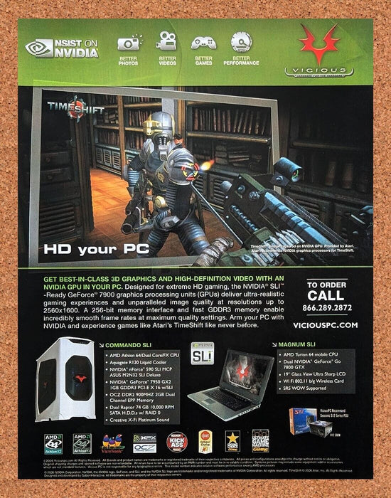2006 TimeShift PC Original nVidia Ad v1 - for just $17.99! 