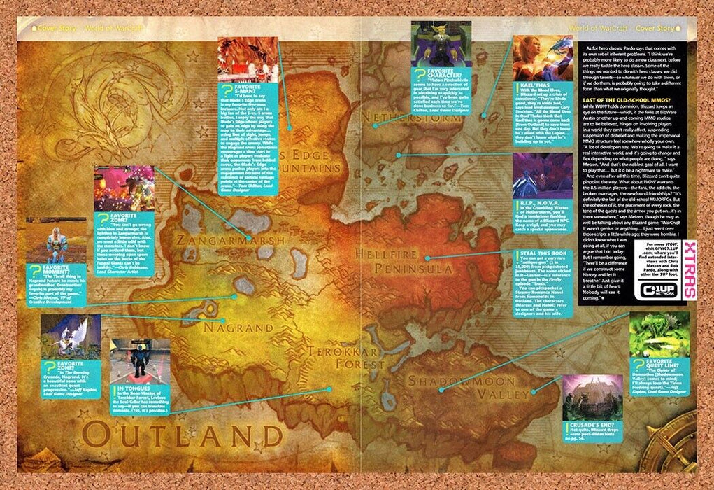 2007 World Of WarCraft Burning Crusade Original Outland Ad - for just $23.49! 
