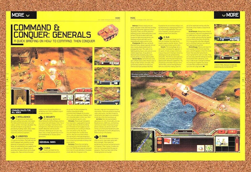 2003 Command & Conquer Generals PC Original Ad - for just $21.49! 