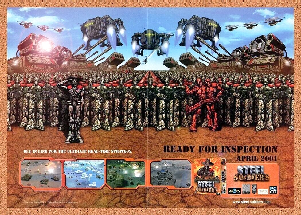 2001 Steel Soldiers PC Original Ad v2 - for just $18.27! 