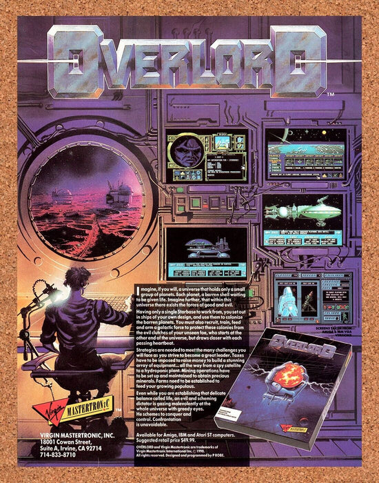 1991 Overlord Tandy Original Ad v1 - for just $17.99! 