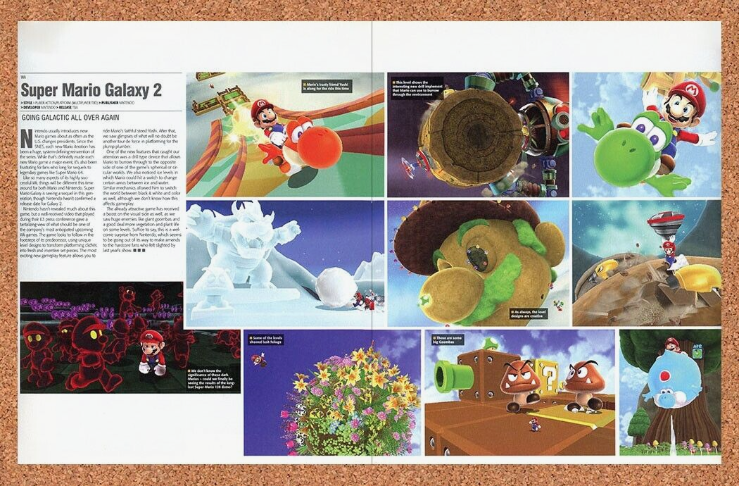 2009 Super Mario Galaxy 2 Wii Original Ad - for just $21.49! 
